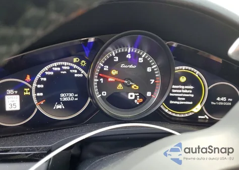 2020 Porsche Cayenne Turbo z USA, uszkodzony, nr VIN WP1AF2AY9LDA39541